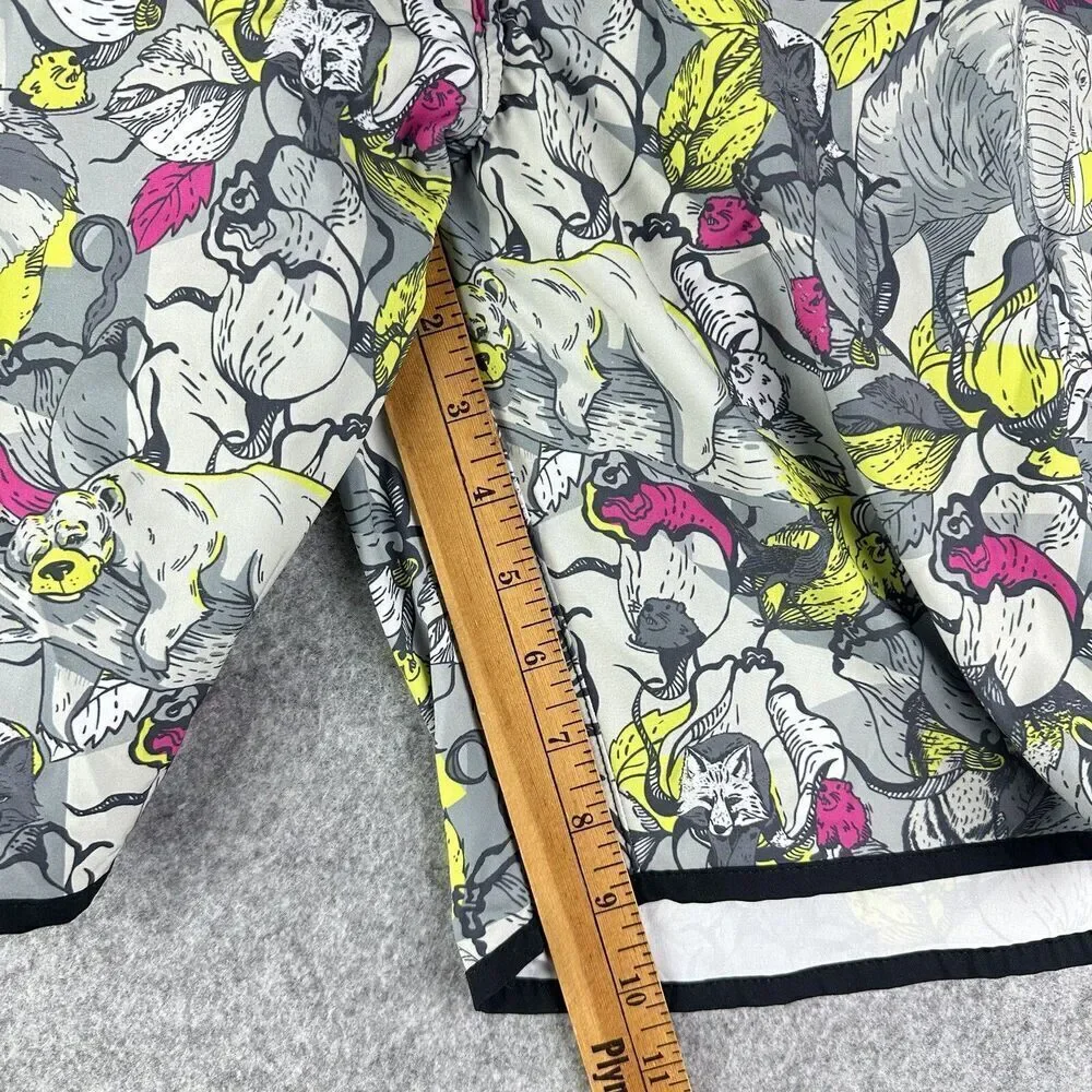 William Murray Board Shorts Mens 30 Allover Animal Print Beach Weekend Preppy